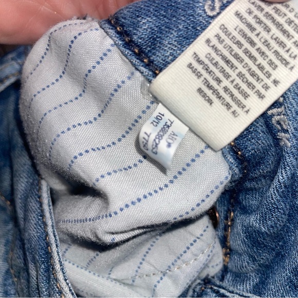 American Eagle Y2K Skinny Kick Distressed Jeans | Size 6 Long Denim - Picture 13 of 13